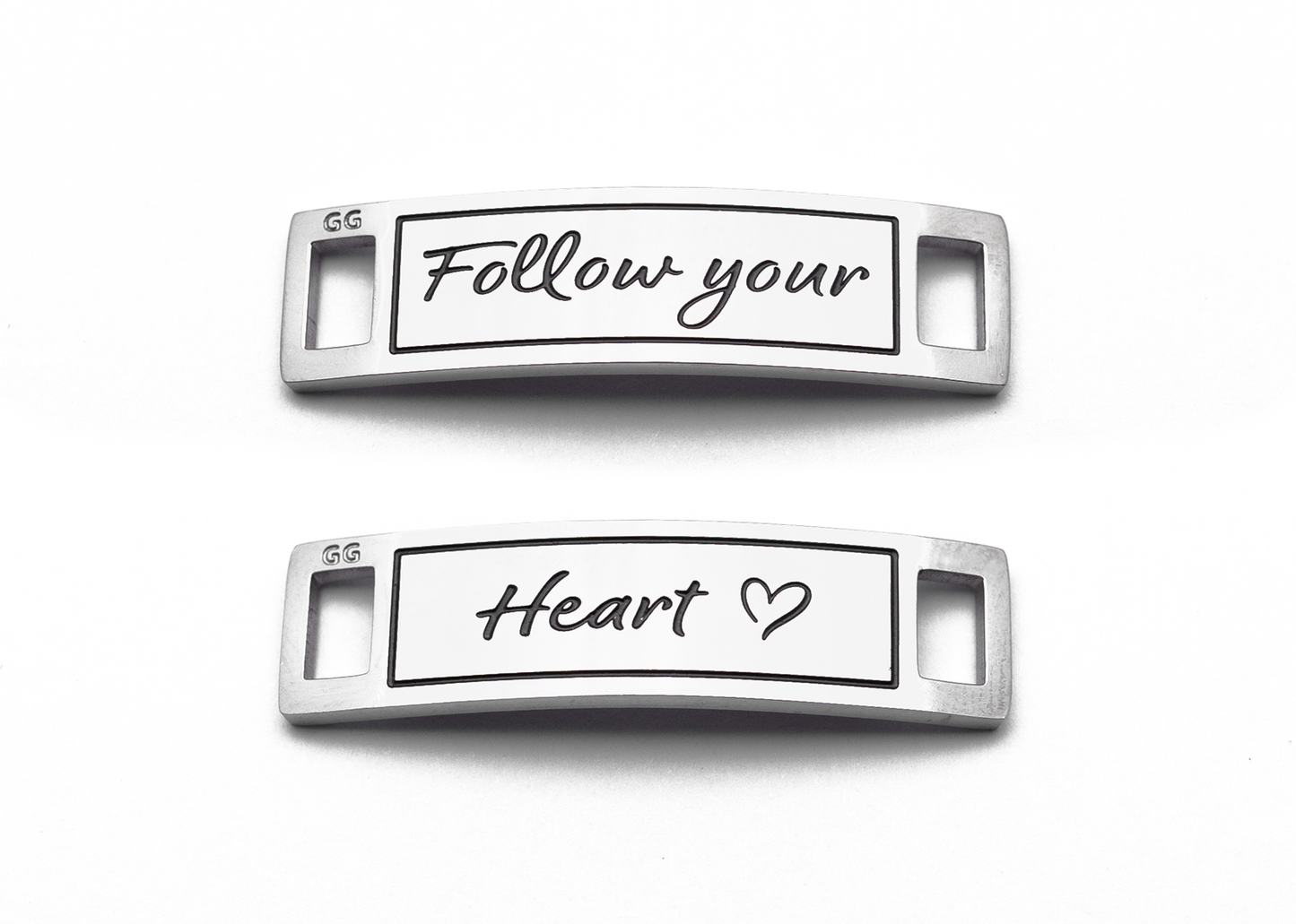FOLLOW YOUR HEART - Inspirational Shoe Tag Set