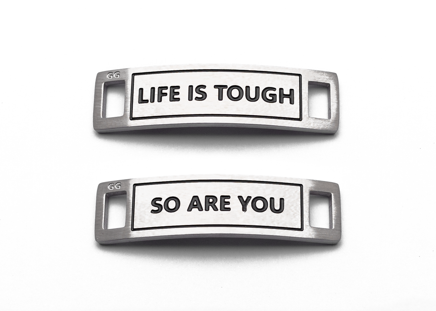 LIFE IS TOUGH SO ARE YOU Inspirational Shoe Tag Set