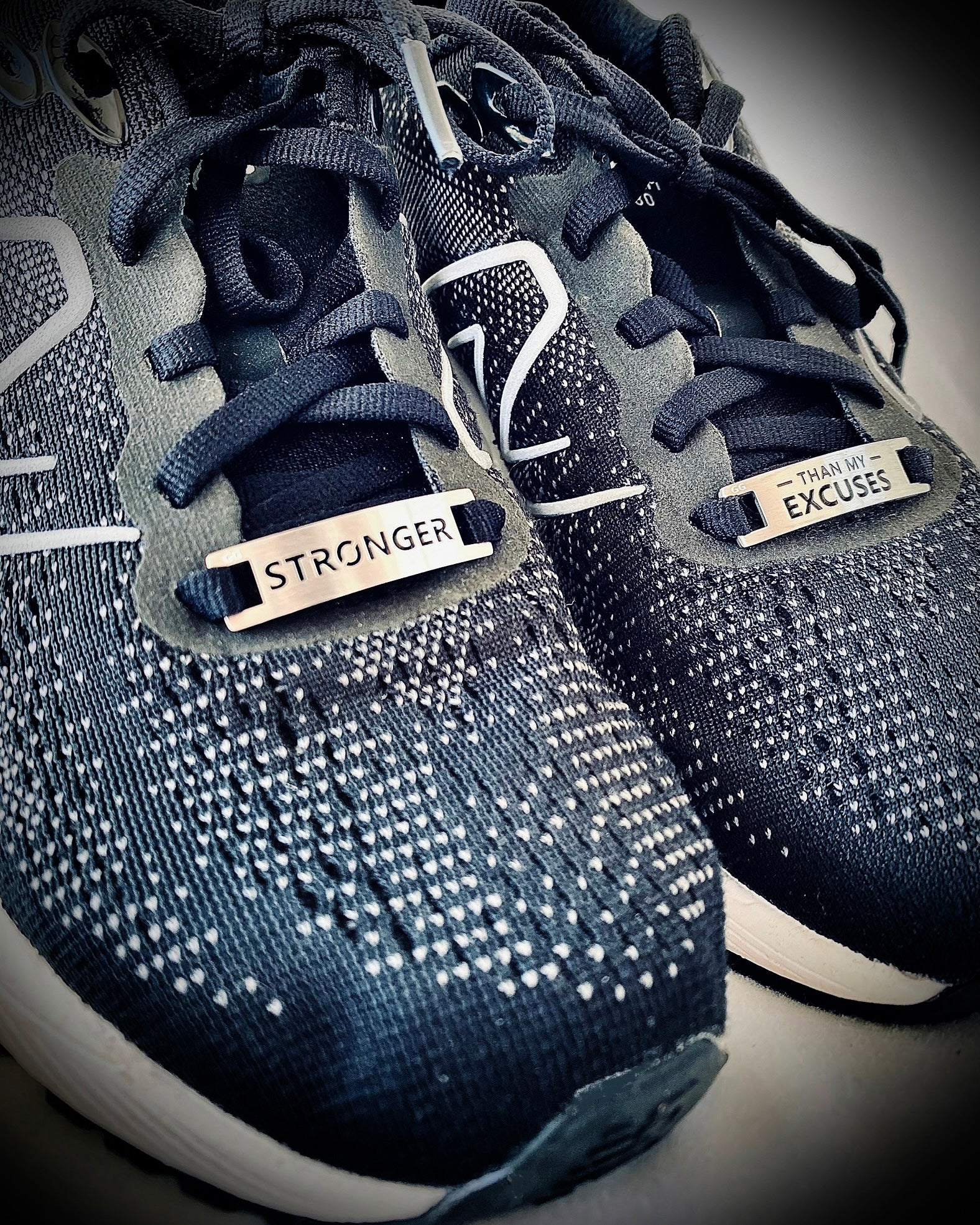 STRONGER THAN MY EXCUSES: Inspirational Shoe Tags designed for athletes, runners, and anyone embracing an active lifestyle wanting to overcome their excuses; promoting self-care, wellness, and mindfulness. Perfect gift for all ages, our tags add motivation and style to every step. Find your reminder to stay focused and keep moving forward! Fitness inspiration.